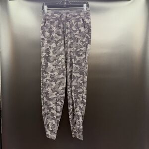 Lululemon Ready To Rulu Pant Incognito Camo HTR Black 28" Joggers W5CINS Size 6